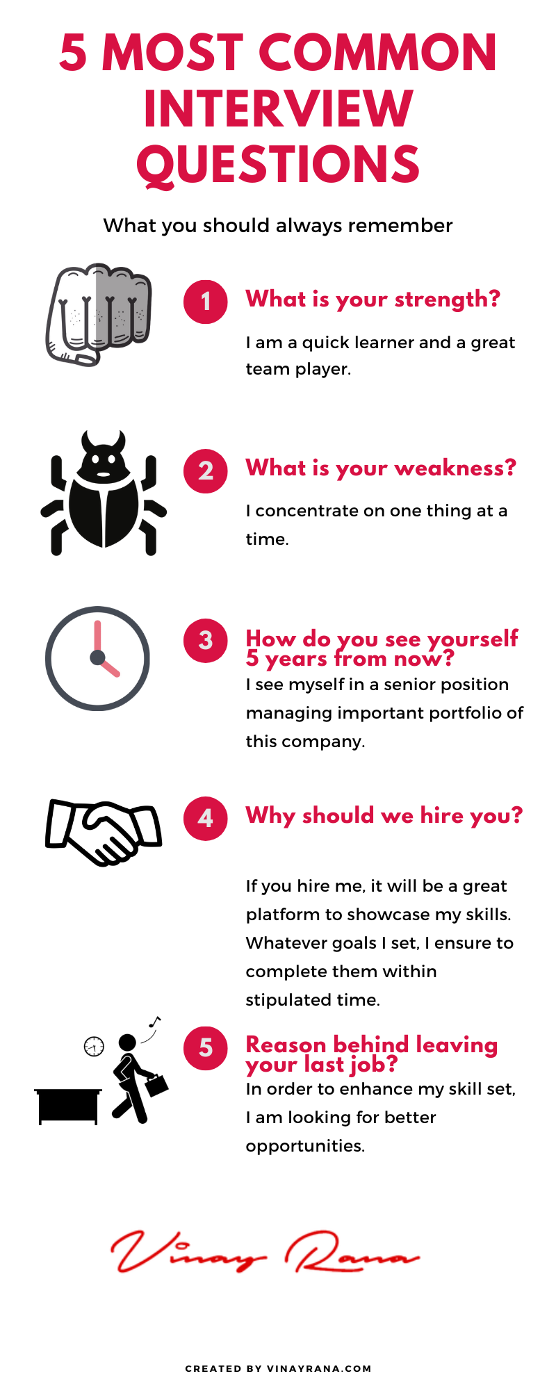 best interview answers